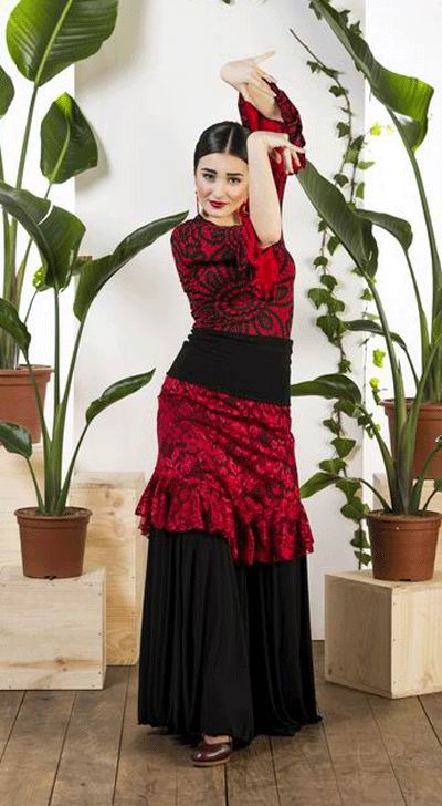 Surjupe de Flamenco modèle Cumbres. Davedans